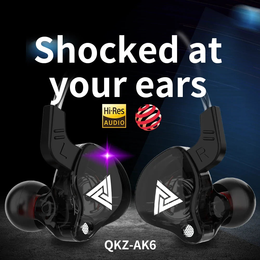 QKZ AK6 Earbuds with Mic